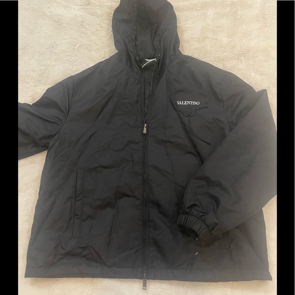 VALENTINO MENS LOGO NYLON WINDBREAKER SIZE 50/L - Picture 11 of 11